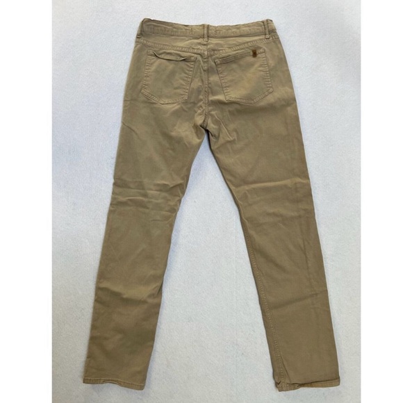 Mens Joes Slim Fit Khaki Tan Comfort Stretch 5 Pocket Jeans Pants Size 33 GUC - Picture 2 of 5